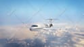 put your logo on a luxury business jet airplane video