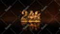 create hot gold logo animation intro and outro youtube