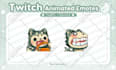 create anime chibi animated emotes for twitch