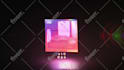 create metaverse glitch logo intro