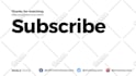 create a modern youtube end screen outro up to 4k resolution