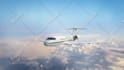 put your logo on a luxury business jet airplane video