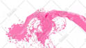 create a paint splash logo reveal animation