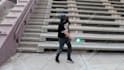create neon scribble dance animation