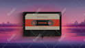 create classic audio  cassette visualizer for your music
