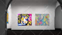 create slideshow video with a realistic 3d art gallery, slideshow or promo video