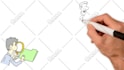 create whiteboard animation with colors