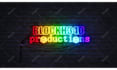 do neon light intro, outro for your youtube channel