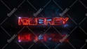 create cyberpunk neon light metallic glow logo reveal intro animation video