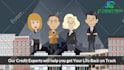 make credit repair service explainer 2d animated promo video