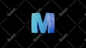 create looping 3d rotating logo animation