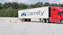create logistics truck trailer promo video with your logo