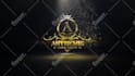 make golden silver particle logo animation intro 4k