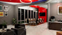 design kitchen and bathroom with 3d