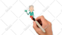 create animation on custom whiteboard videos very colorful