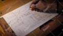 do hand drawn chalk lettering