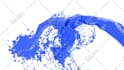create a paint splash logo reveal animation