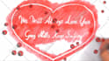 really paint your loving message in a heart