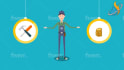 do hvac service 2d animated explainer promo video