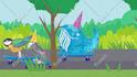 do 2d cartoon animation for you