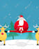 make this santa claus dancing like mj new year video
