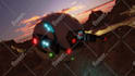 make a 3d spaceship animation