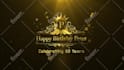 create luxury golden and silver intro logo animation