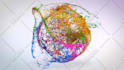 create a full HD colorful paint effects logo reveal
