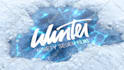 reveal your logo under snow frozen ice