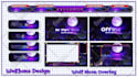 design animated cute custom stream overlay panels for twitch