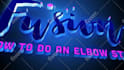 create 2 cool 3d glowing logo intros