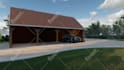 do cozy backyard design, pool, garden in 3d render