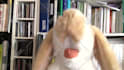 sing happy birthday with my rabbit puppet