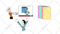 make whiteboard doodle video animation or 2d explainer video