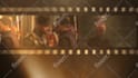 make film projector logo intro in 4k