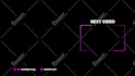 animate logo intro or outro ending screens for kick, twicth youtube