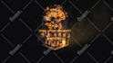 create a stunning fire intro and smoke logo animation