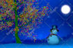 make a snowman christmas tree video greeting