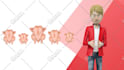 create a 3d character explainer video with infographic