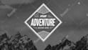 design vintage logo and animation