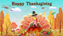 create short thanksgiving logo animation