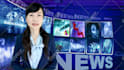 make a breaking news chinese female spokesperson video