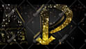 make golden elegance light intro for your logo or text