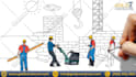 create a construction white board animation video