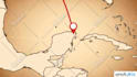 create travel map route animation and point your location