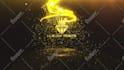 make luxury gold logo intro animation in 4k