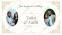 create themed wedding invitation video and e card