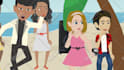 create a custom story based 2d animated music video