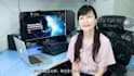 make a chinese female spokesperson video in real office background