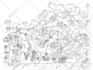 make unique hand drawn map  vector illustration
